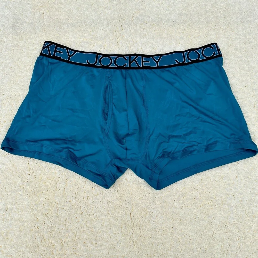 NEW 3-pack Jockey ActiveMicro Stretch Boxer Briefs Sz XL In Blue Colorway